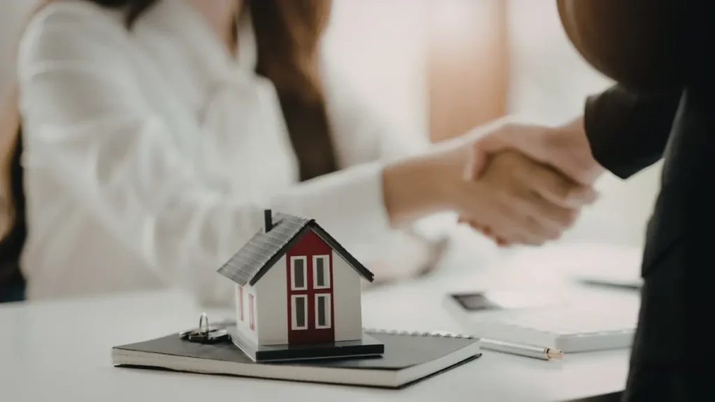 Property Sale Handshake Closing